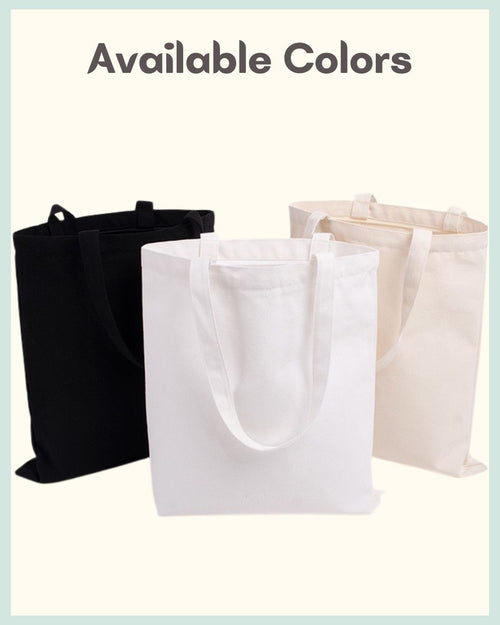 Classic Canvas Tote Bag with Pet’s Portrait