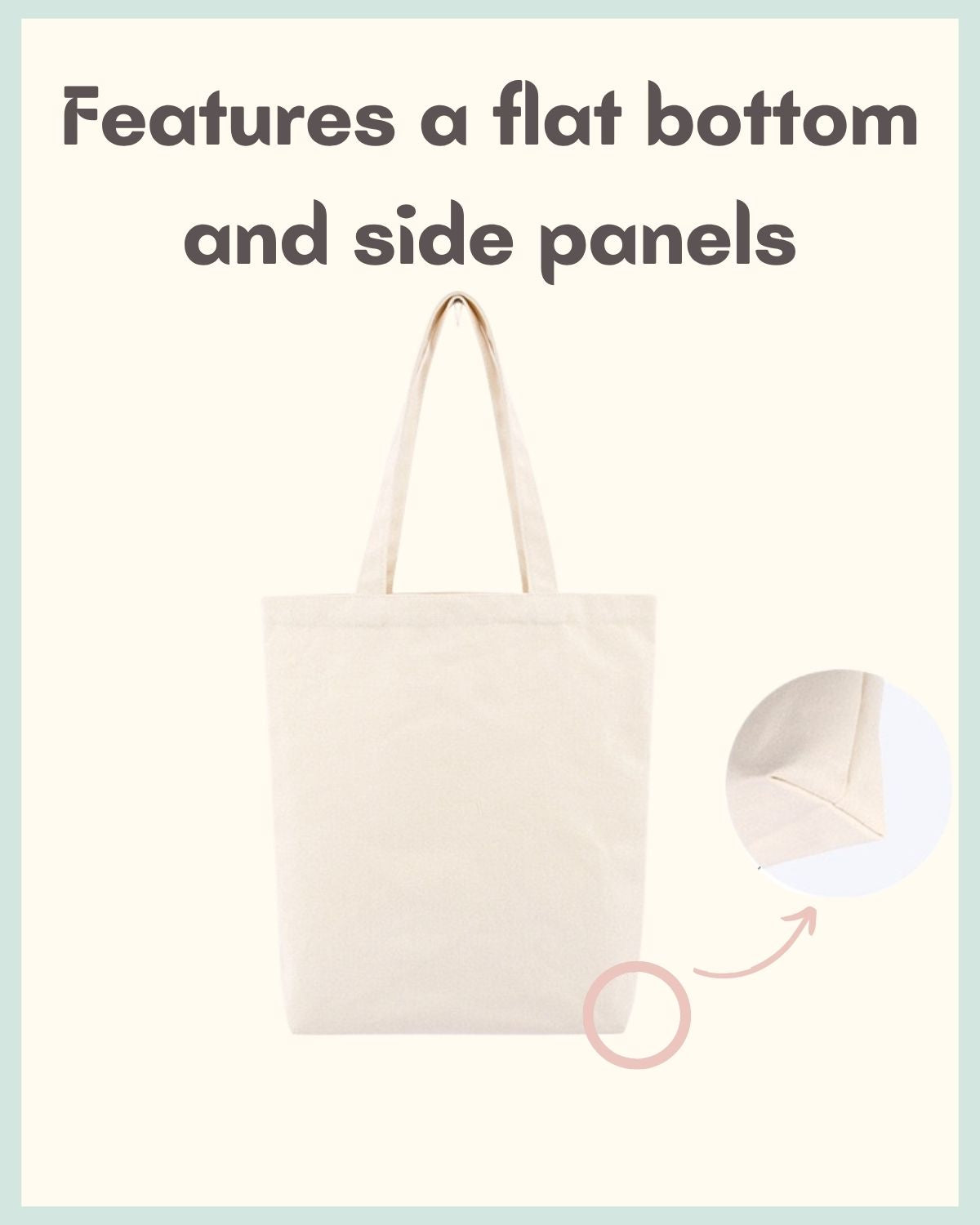 Classic Canvas Tote Bag with Pet’s Portrait