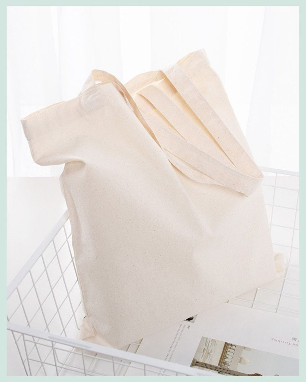 Custom Classic Canvas Tote Bag with Child’s Portrait
