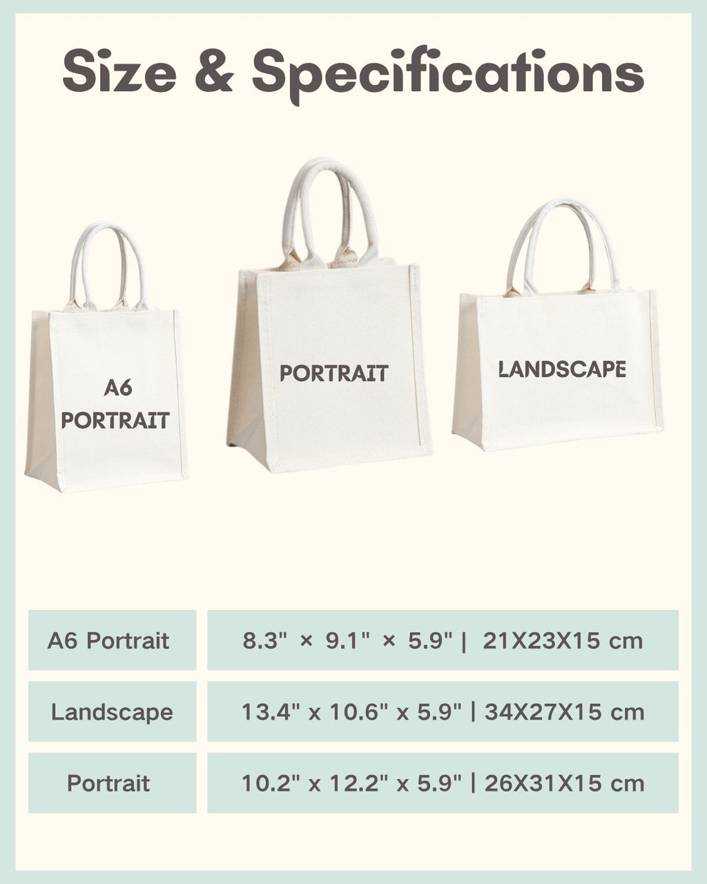 Custom Tote Bags with Pet’s Portrait