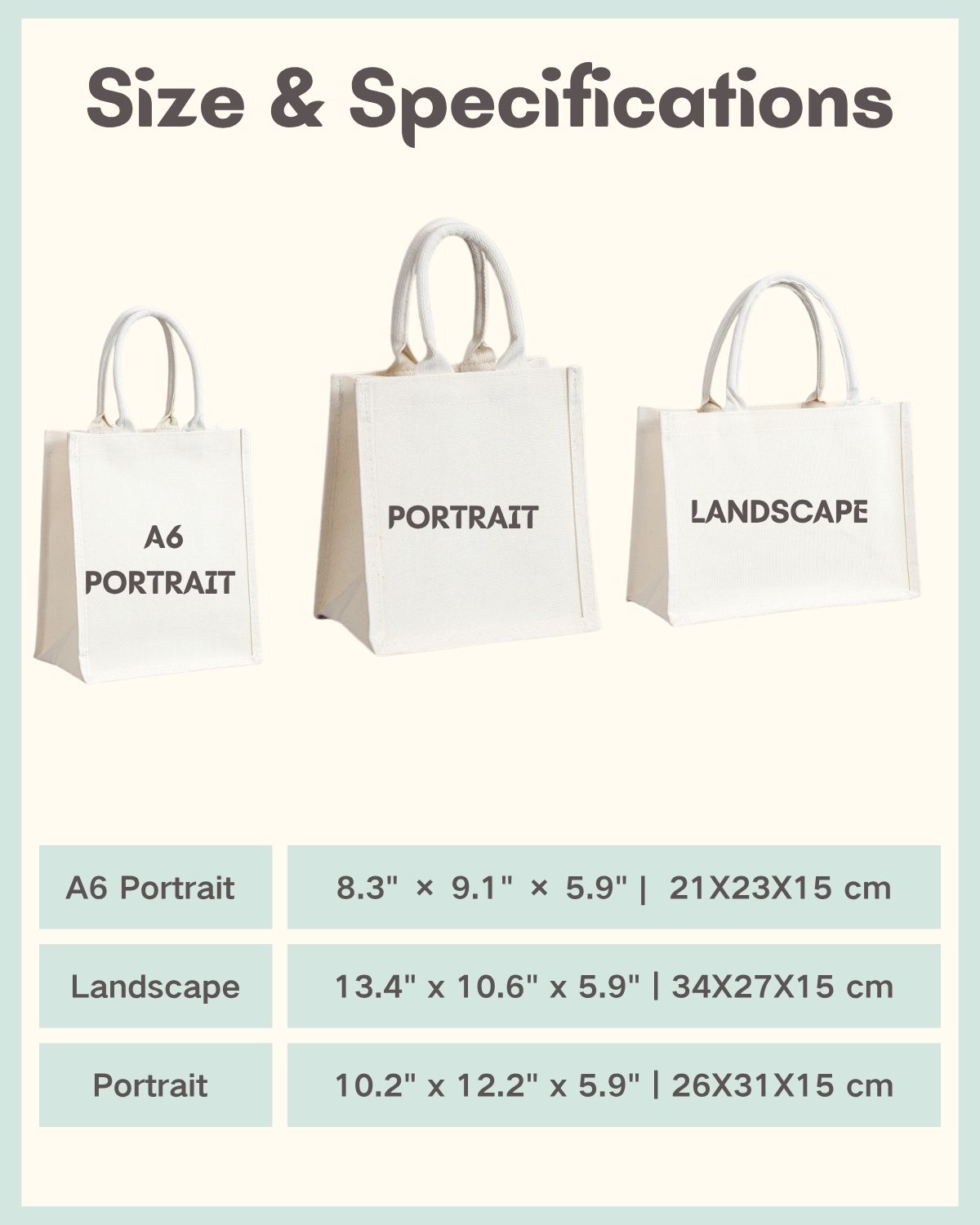 Custom Tote Bags with Pet’s Portrait
