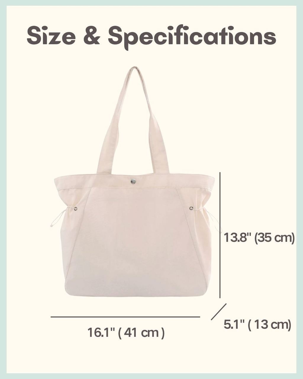 Custom Canvas Tote Bag with Child’s Portrait
