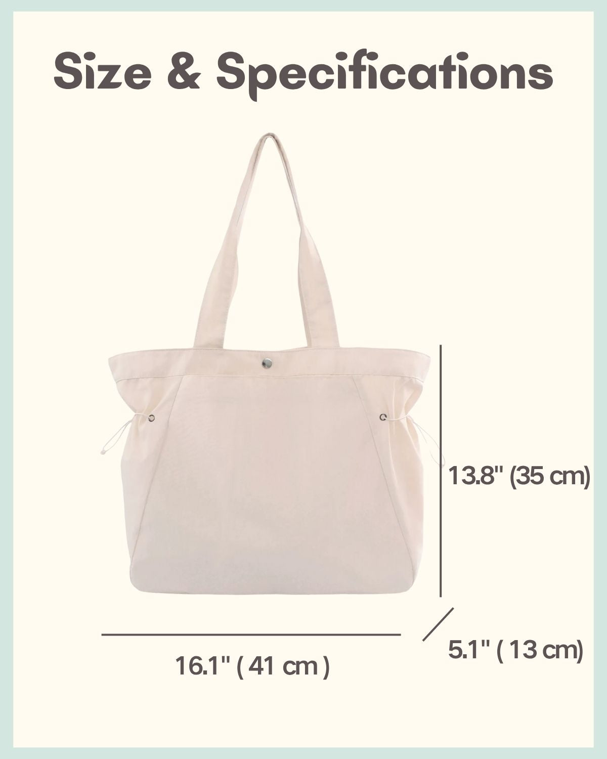 Custom Canvas Tote Bag with Pet’s Portrait